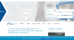 Desktop Screenshot of ita-profile.de