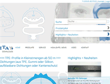 Tablet Screenshot of ita-profile.de